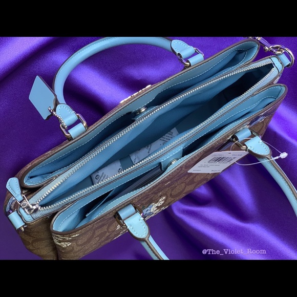 ▪️COACH▪️Spring Floral Set Satchel & Wallet - Picture 6 of 8